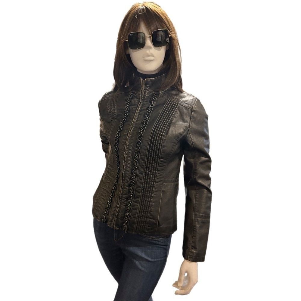 Big Chill Leather Vintage Distressed Jacket